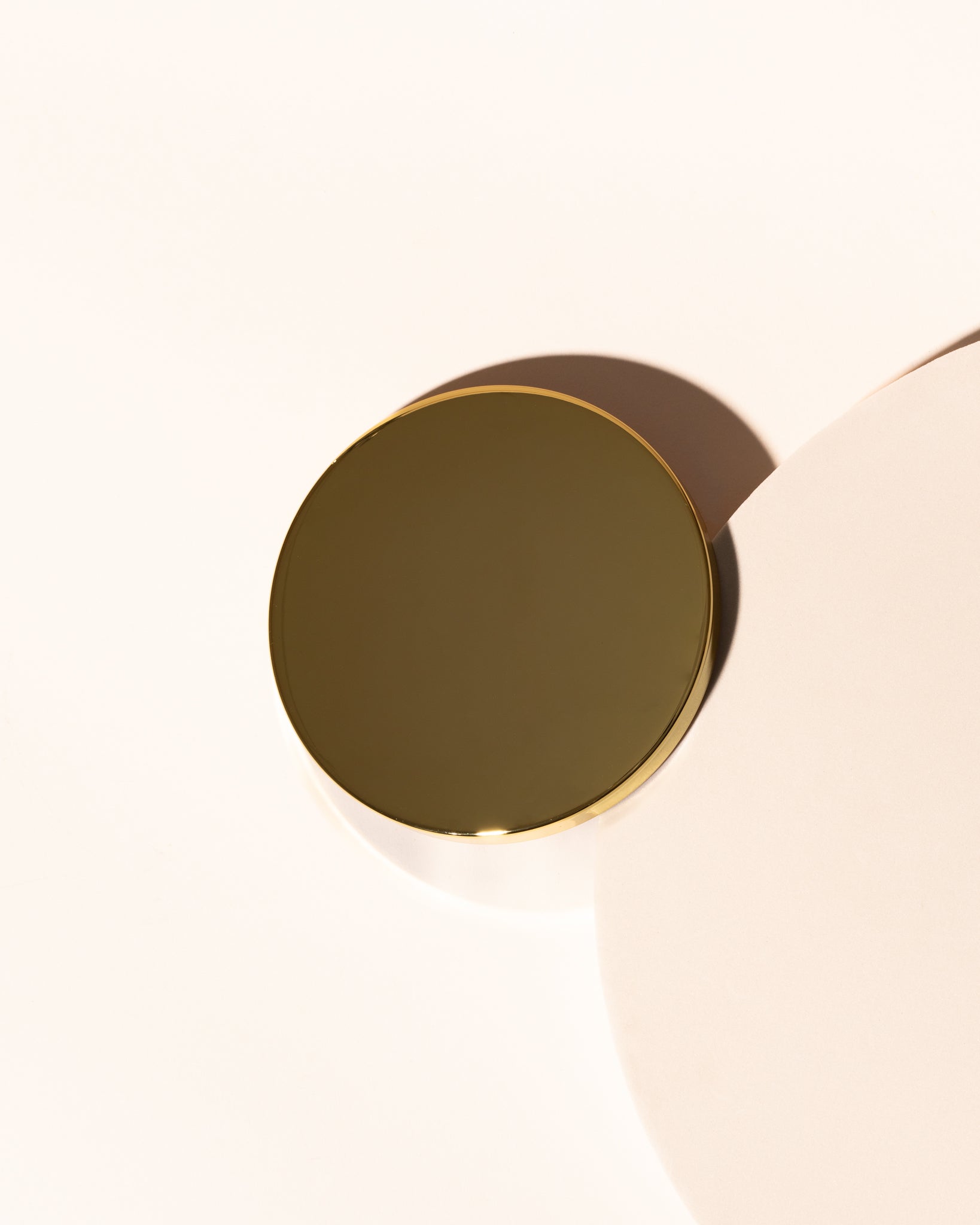 luxe metal candle lid with gasket